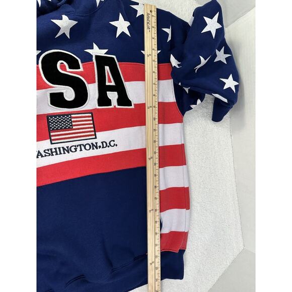 USA Washington DC Pullover sweaters unisex Hoodie Sz M Unisex, STITCHED GRAPHICS - Picture 14 of 14